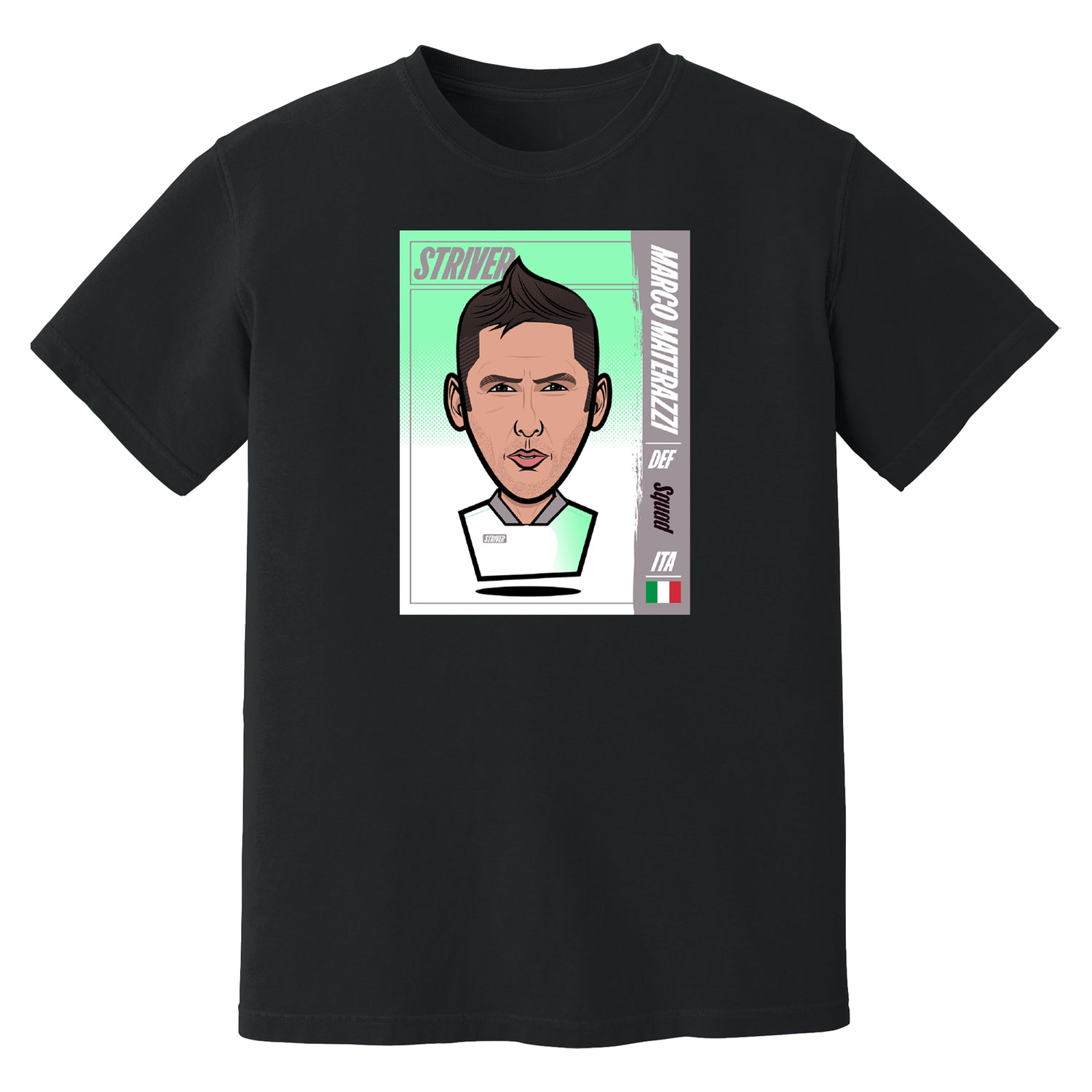 Marco Materazzi Squad Tee (Black)